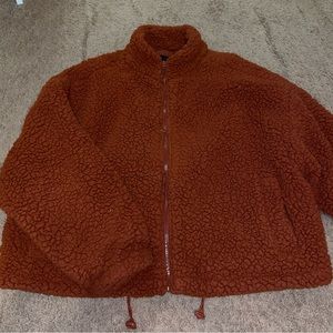 Burnt orange sherpa